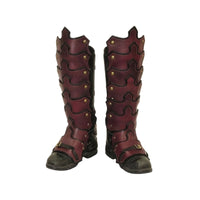 Viking Leg Protection Boot Covers Steampunk Medieval Boot Covers Historical Leg Protection Decorative for Larpers, Halloween