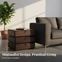 Rotating Single-Drawer Nightstand Minimalist design & aesthetic Bedside Table for Homeowners
