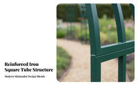 Metal Garden Arch Easy Assembly Rose Arch Trellis Weather-Resistant Climbing Plant Archway for Homeowners, DIY Enthusiasts, Pathway, Backyard, Patio
