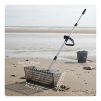 Metal Beachcombing Scoop Rust-Proof Treasure Sifter Heavy Duty