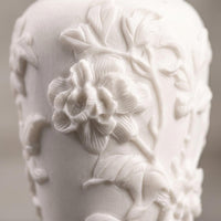 Carved Vase Artificial Floral Relief Vase Tall