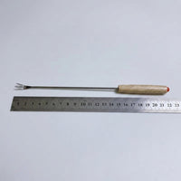 Bird Cage Cleaner Fork with Long Handle, Parrot Cleaning Tool for Avian Hygiene, Heavy Duty Bird Feces Remover Cage Tool