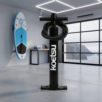 Air Pump with Pressure Gauge Portable Hand Pump for Paddle Board Flexible for Kayaks, Inflatable Boats