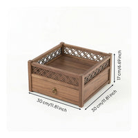 Wooden Desk Organizer Multi-Functional Office Accessories Holder Lightweight Wooden Organizer for Desktop, Living Room