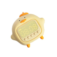 Hugging Duck Alarm Clock with Night Light and Timer