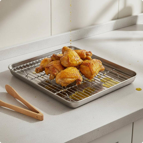 Drain Rack Tray Rectangular Kitchenware Rust Resistant