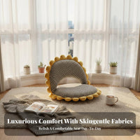 Floral-ShapedShaped Lounger Adjustable Backrest Tatami Seat Lightweight Design