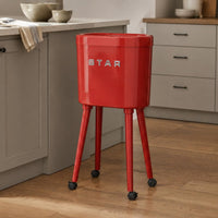 Narrow Space Trash Can Large Capacity Tall Trash Bin Easy to Use for Corner