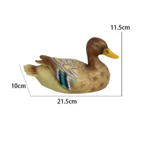 2 Pieces Floating Duck Ornament Outdoor Decoration Duck Pond Buoyant for Garden