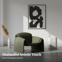 Minimalist Aesthetic clawdesign Armchair Sculptural Form Lounge Chair Ergonomic spinerest Indoor Seating high-resilience Foam padding for Design lovers, Interior Designers, Living Room, Bedroom, Reception Area, not in stockice