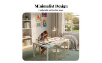 Kindergarten Training Table Thickened Tabletop Kids Activity Table Rounded Corners Children's Furniture for Students, Childcare Facility, Playroom