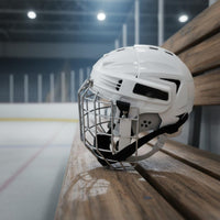 Ice Ice Sport Helmet Shock Absorbing Ice Sport Helmet with Face Guard Wire Face Face Guard Long-Lasting Sports Safety Gear
