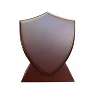 Wooden Shield Plaque Creative Honor Customizable Insignia High-Quality Material