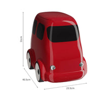 Bus-Shaped Trash Can Decorative Home Storage Portable