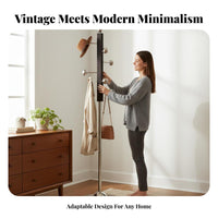 standalonestanding Garment Holder Floor-Standing standalonestanding Hall Tree Multi-Hook