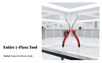 7 Pieces Fuel Line Disconnect Tool Set Multi-Functional for DIY Enthusiasts