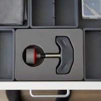 T-Handle Hook Wrench Metal Shaft Hook Wrench Tool Red Accent Band