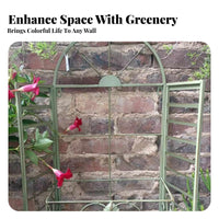 Arched opening Frame Rack Retro Design plant stand upright Display for Balcony