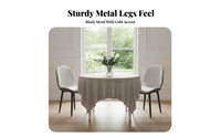 Upholstered Shell Chair Nordic Aesthetic Household Furniture Sturdy Frame