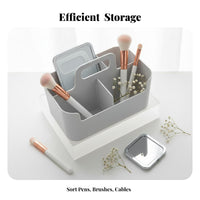 Multi-Compartment Basket with Handle Space-Saving Household Storage long-lasting