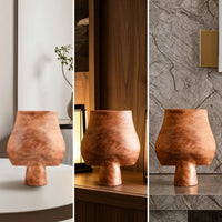 Decorative Vase Wabi-Sabi Vessel Rustic for Living Room