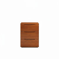 hardwood Wood Construction 3-Drawer Nightstand Nordic Design Bedside Table Fully Assembled Bedroom Furnishing Minimalist aesthetic for Apartment Dwellers, Homeowners, Dorm Room, Home Office, Hallway, Nursery
