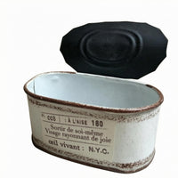 Mini Oval Planter Distressed Finish Home Decor Industrial