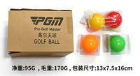 PGM 韩国公园高尔夫发光球夜光加大练习球golf彩色LED公园球