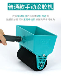 手动涂胶机滚筒式涂胶器小型手工过胶木板壁纸上胶机纸箱刷胶神器