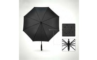 Sun Sheltering Straight Umbrella Waterproof Long-Shaft Umbrella Windproof Heavy Duty for Hotels, Businesses, Commute, Promotional Events