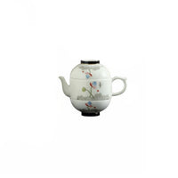 4 Pieces Portable Travel Tea Set Compact Teapot with 2 Cups Set for Travelers