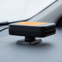 Quick Defrosting 12V Car Heater 200W Portable Car Heater Compact Dashboard Defogger Insert-Information Drivers, Winter Driving