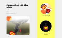 Brake-sensing bike light auto on