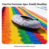 Inflatable Snow Tube Wear-Resistant Winter Sledding Tube Cold Resistance