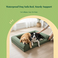 Waterproof orthopedic dog sofa