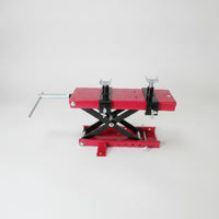 Motorcycle Lift with Support Arms Adjustable Motorcycle Lift Stand Manual Stand for Mechanics