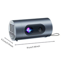 Mini Projector Compact Portable Display Device Cylindrical for Movie Night