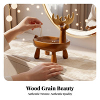 Deer Storage Tray Gold Antlers Branch Tray Desktop