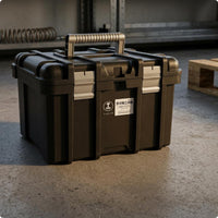 Hard-Shell Tool Box Latch Closure Portable Tool Box Molded