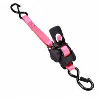 Retractable Cargo Strap Instant-Release Cargo Strap with Hooks Heavy Duty Straps for Car
