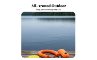 Inflation-Inflation-Proof Solid Foam Swim Buoy Provides Floatation Non-Inflatable Tow Buoy High Buoyancy for Adults, Beginners, Lake, Beach
