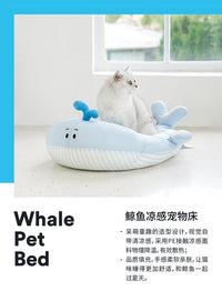 zeze鲸鱼夏季猫窝夏天降温狗窝凉感宠物冰垫可水洗猫咪冰窝冰垫床