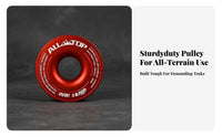 Recovery Snatch Ring Heavy Duty Winch Accessory Wear-Resistant for Truck Drivers