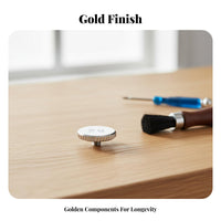 Headshell Counterweight Gold-Plated Tonearm Headshell Weight Long-Lasting Metal