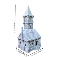 Fortified Dwelling Weathered Miniature Building Model Authentic Scenery for Tabletop Gaming