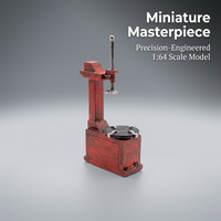 1:64 Scale Tire Changer Model for Garage Diorama, Realistic Miniature Repair Shop Tool, Hobbyist Res - Image 3