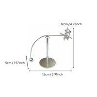 Conversation Starter Metal Balancing Tumbler Stress Relief Witch Balancing Toy for Office