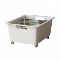 Underbed container with casters flat-design Design Household Storage adaptable