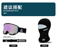 BNDGIMA 24新品滑雪头盔男女成人儿童单双板护具装备卡通眼睛雪盔