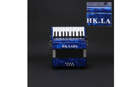 22-Key Piano Accordion 8-Bass 22-Key Accordion Compact Musical Instrument for Beginners, Students, Rehearsal Lessons